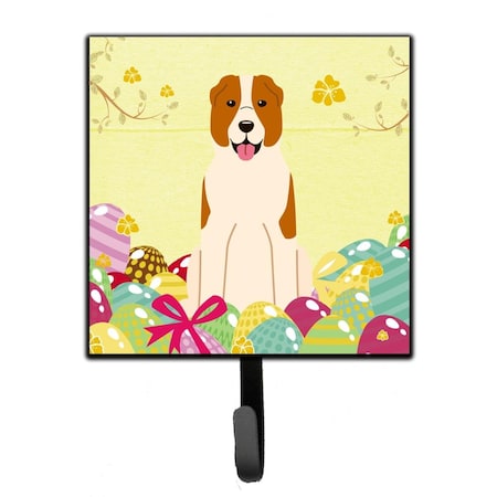 Jensendistributionservices Easter Eggs Central Asian Shepherd Dog Leash or Key Holder MI1656685